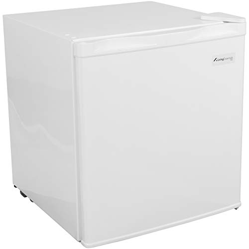 50% Off Discount Alaska Portable Mini Freezer 1.1 CU FT Energy Efficient Silent Compact Deep Small Upright Freezer with Reversible Door, 7-Level Adjustable Temperature, Removeable Shelf, White