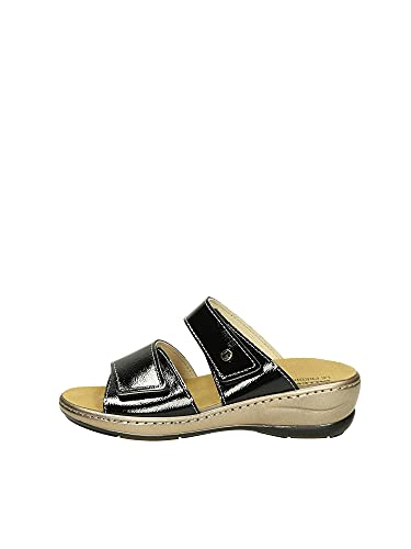 Sandales homme noir Valleverde nu-pieds de marche confort