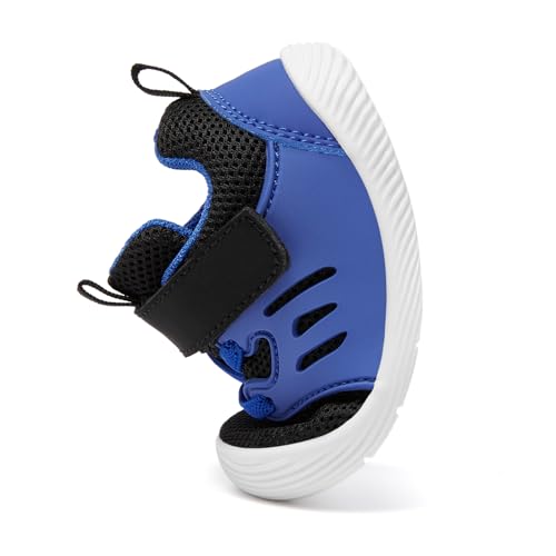 Image of MORENDL Toddler Sneakers Baby Boys & Girls Barefoot Shoes Lightweight Breathable Walking Running Tennis Athletic Sport Shoes