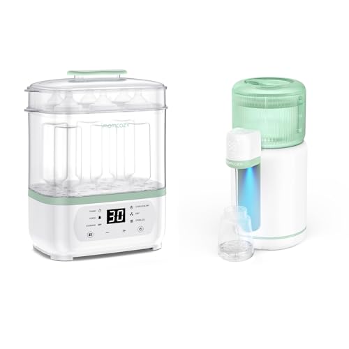 Image of Momcozy Bottle Sterilizer and Dryer & Momcozy Instant Water Warmer, 2-11oz Options