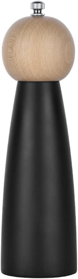 Wooden Pepper Salt Mill Spice Nuts Mill Adjustable Manual Seasoning Grinder Shaker Bottle Ceramic Core Kitchen BBQ Tools