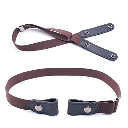 LIFKOME Stretch Waist Belt Buckle Belt Elastic Belt Without Buckle Belts for Jeans Pant Invisible Belt Mens3