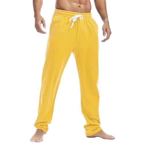 Amy Coulee Jogginghose Herren Baumwolle Baggy Sporthose Lockere...