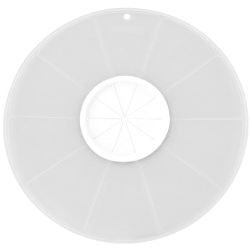 Zenker 43413 Couvercle anti projections, couvercle anti éclaboussure, couvercle, ustensile de cuisine, Plastique, 30 cm, Transparent/Blanc