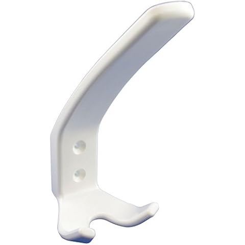 SIRO 0416/K10 Huthaken Amun Breite 57 mm, Höhe 150 mm, Kunststoff weiß Cover