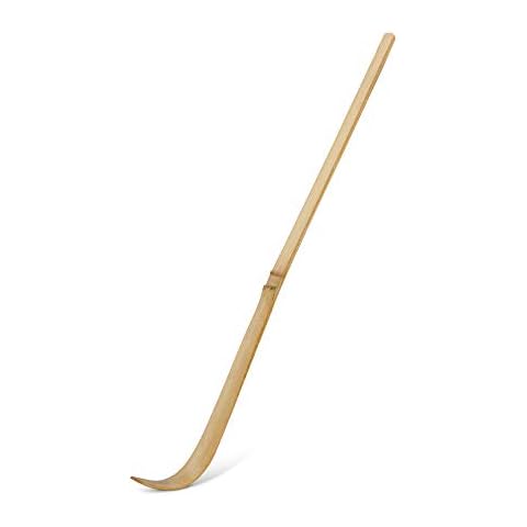 DoMatcha - Bamboo Matcha Scoop, Traditional Japanese Wooden Matcha Green Tea Scoop, Half Teaspoon Cover