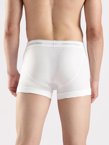 Calvin Klein Cotton Classics Multipack Trunks Schwarz/Grau/Weiß, XL (101,6 cm - 107 cm), schwarz/grau/weiß – Ansicht 3