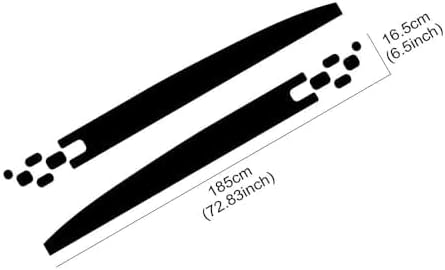Dyale Car Side Door Skirt Sticker for Audi A3 8P 8V 8L 8Y S3 RS3 Berlina Sportback Limousine,Racing Stripe Side Body Bandage Car Styling Decoration Accessories,Multi-Colored