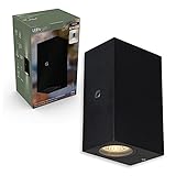 sensor de chuva e crepuscular automotivo DISEÑO ✓ El aplique exterior color negro tiene un diseño único y atemporal de 2 focos que irradia luz tanto hacia arriba como hacia abajo. Incorpora un práctico sensor integrado que enciende y apaga la luz automáticamente.