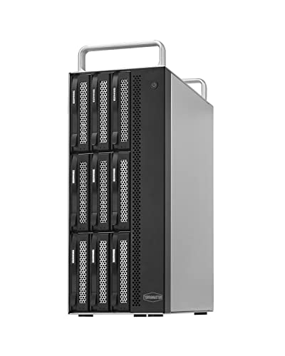 Image of Terramaster D8-332 Thunderbolt 3 Storage - Compact Professional-Grade 8-Bay Tower Thunderbolt3 Hardware RAID Enclosure - RAID 0 /1 /5 /10 /JBOD Support - External Hard Drive Storage