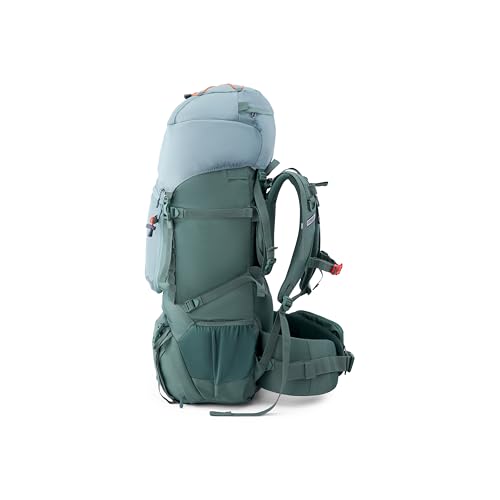 Image of American Tourister Yeti Pro | 60 Ltrs | 2 Compartments | Bottle Pocket | Ergonomic Padded Back Panel & Shoulder Straps | Rucksack | 1 Year International Warranty | Green