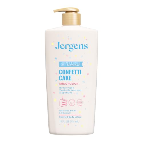 Jergens Shea Fusion Confetti Cake Body Lotion 14 fl oz
