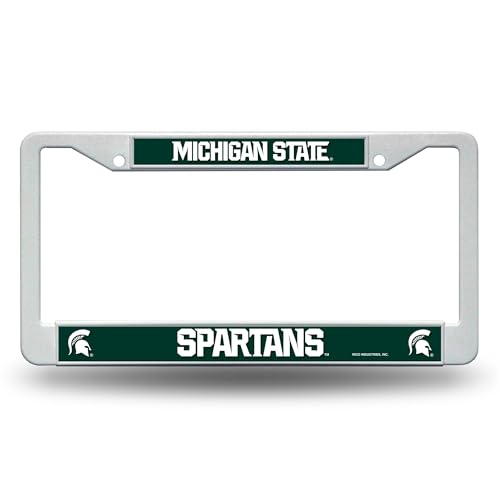 Support de plaque Michigan St cadre en plastique noir pour habillage de carrosserie