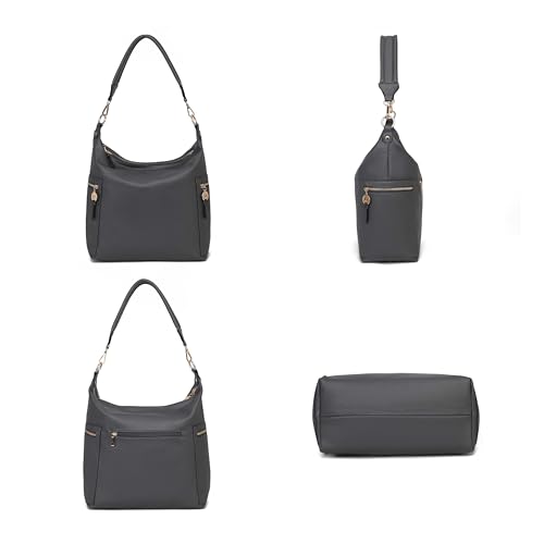 Image of MKF Collection Hobo Bag & Wristlet Wallet for Women, Vegan Leather Shoulder Handbag Messenger Purse Bag by Mia K
