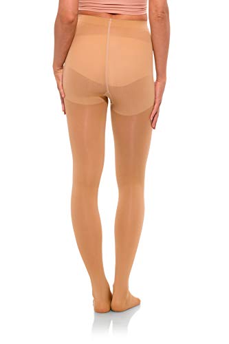 Jomi Compression Pantyhose Women Collection, 20-30mmHg Opaque Closed Toe 274 (Small, Beige)3