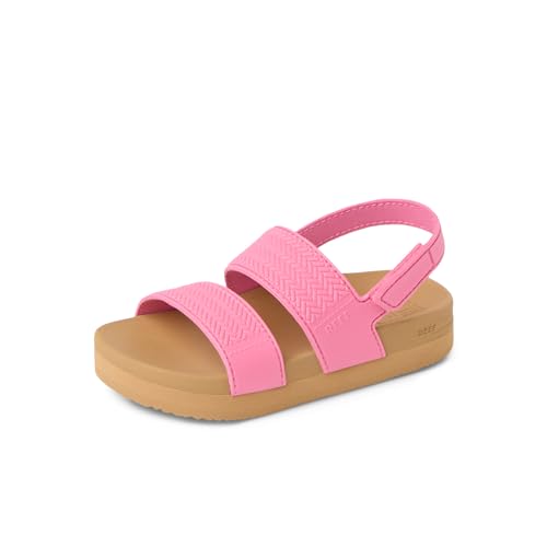 Image of REEF Girls Toddler /Little Kid Water Vista Platform Sandal, Water Friendly, Adjustable Strap