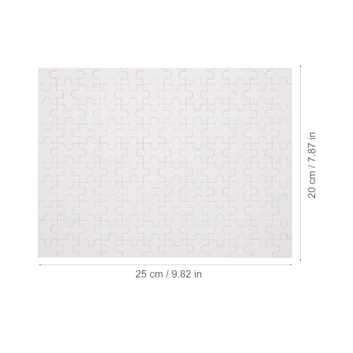 Rompecabezas en blanco para sublimación sin burbujas, set de 5 piezas de 20x25 cm para DIY 2