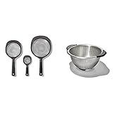 Comparison: Best Oxo 5 Qt Colander 5 OXO Good Grips 3-Piece Strainer Set (Black) and OXO Good Grips Stainless Steel 5 qt./ 4.7 L Colander