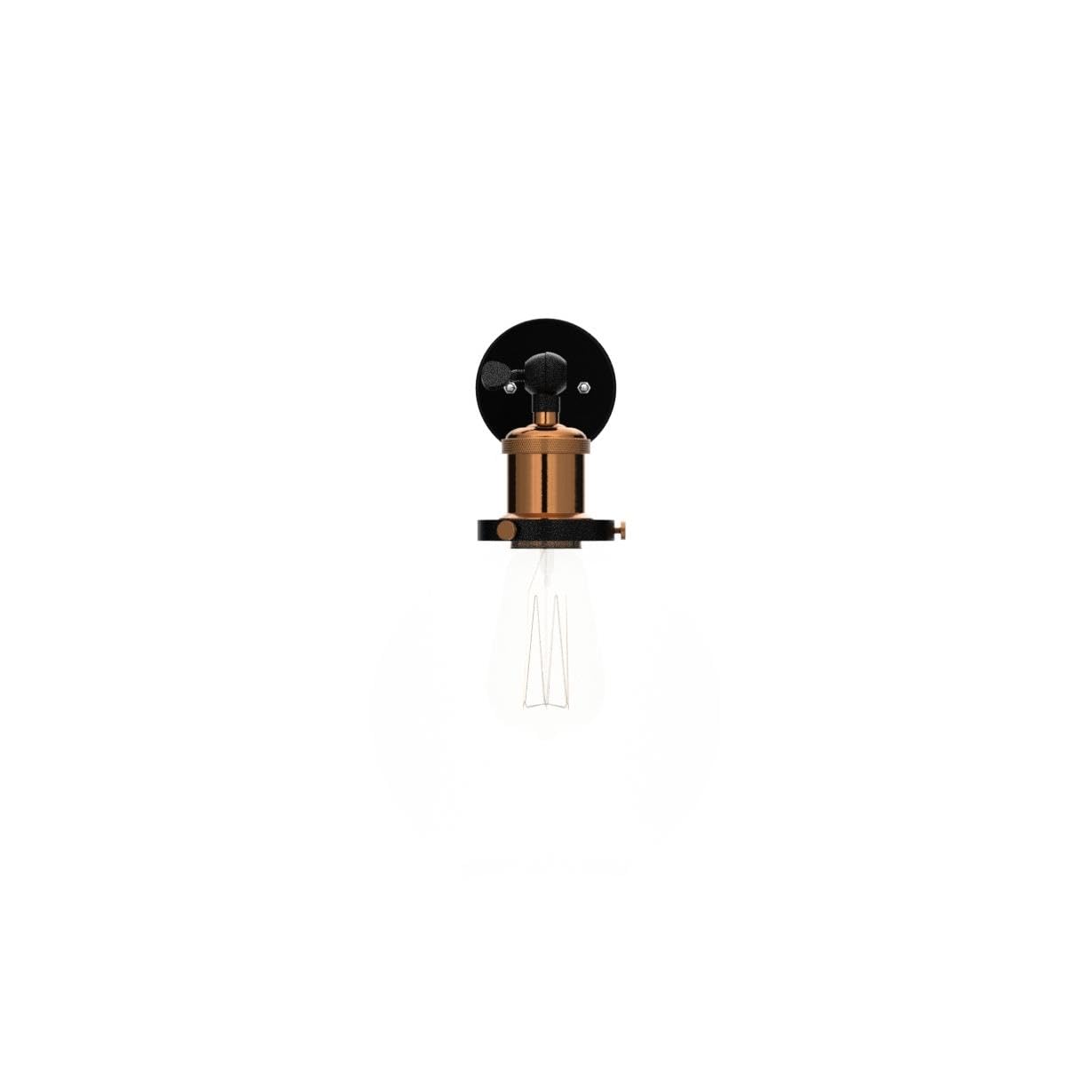 Homesake Edison Wall Lamp - Rose Gold Industrial -4