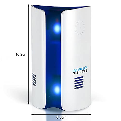 Muggendoderlamp 1 stks Ultrasone Elektronische Repeller Plugin Mosquito Repellent Insect Rat Spider Pest Control Multi-Functional Repellent Moordenaar Muggenverdelger Lamp (Color : F) - Image 4