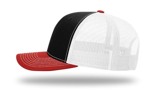 Image of Richardson 112 Trucker Hat - Premium Adjustable Snapback Hat - Structured Six Panel Richardson Blank Caps