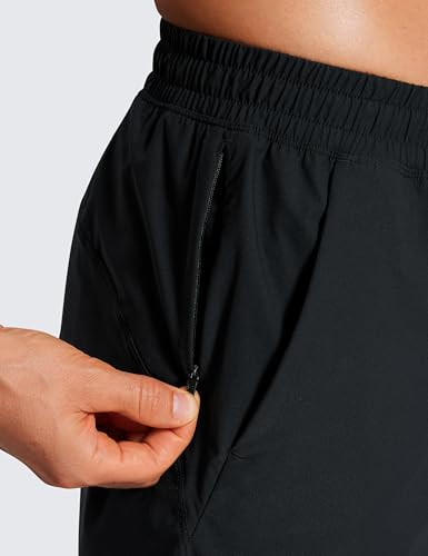 CRZ YOGA Casual Workout Mens Shorts 7 Inch Lightweight Quick Dry for Gym Athletic with Zipper Pocket4
