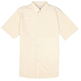 Gold Label Men's Slim Fit Short Sleeve Pocket Dress Shirt with Point or Button Collar Non-Iron Wrink