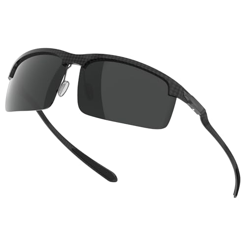 Image of ANYLUV Polarized Sunglasses for Men Carbon Fiber Sunglasses with UV400 Protection for Fishing Driving Gift
