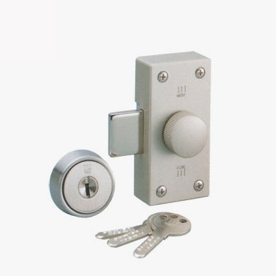 Amazon|WEST(ウエスト) 554 面付け 補助錠 916リプレイスシリンダー Amazon|WEST(ウエスト) 554 面付け 補助錠 916リプレイスシリンダー