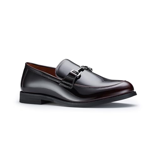 Image of Ferro Aldo Men's Premium Moc Toe Loafers | Casual & Dress Styles with Tassels & Horsebit Buckles