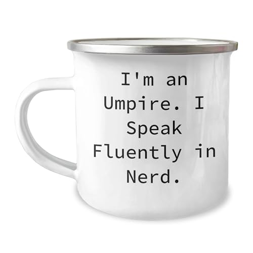 Umpire Gifts from Friends - Funny Camping Mug for Umpire Birthday
