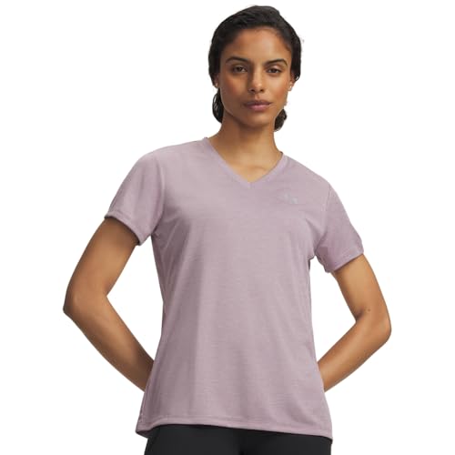 Image of Under Armour Women's Velocity Twist Short Sleeve V Neck T Shirt