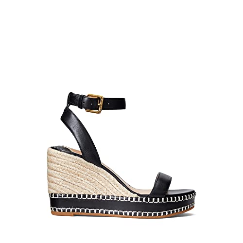 Image of Lauren Ralph Lauren Hilarie Burnished Leather Espadrille