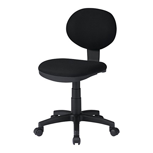 サンワサプライ OAチェア ブラック SNC-E6BK 肘なし