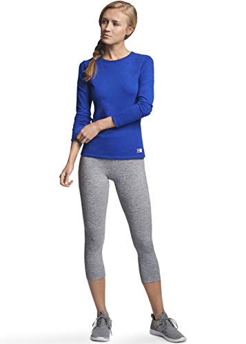 Russell Athletic womens Cotton Performance T-shirts T Shirt, Long - Royal, Medium US