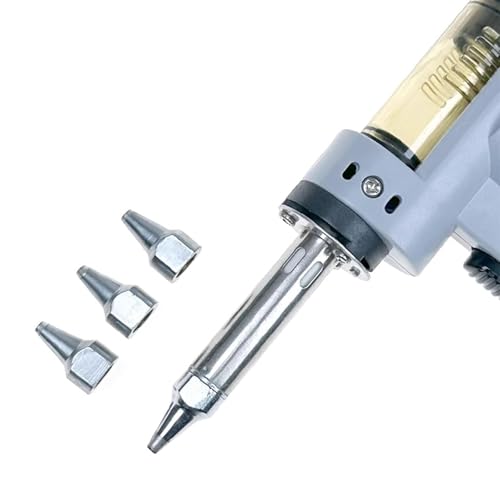 Pistola desoldadora eléctrica automática con bomba de aire doble, temperatura ajustable de 380 a 480 °C y succión de alto vacío para reparación de PCB.