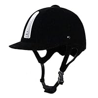 女性と男性のための通気性の乗馬ヘルメットに乗って快適な馬術帽子ベルベット乗馬
