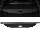 YINZINR Cargo Cover Security Shield Kit Fits for 2020-2021 Kia Seltos Black Privacy Screen Retractable Rear Storage Waterproof Cargo Cover
