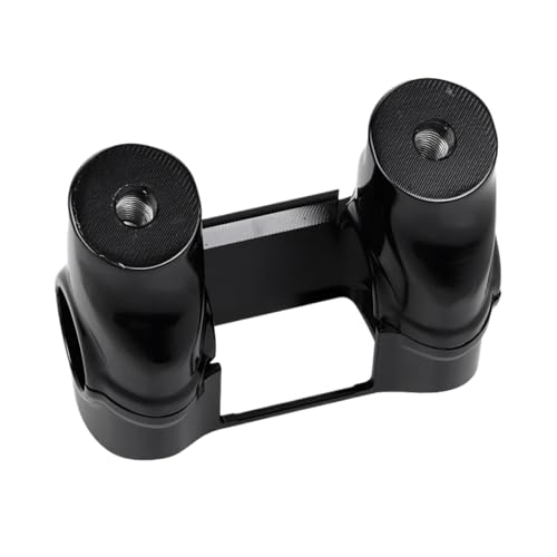 Elevador de manillar negro 2 pulgadas compatible con Harley Dyna Softail Touring 6