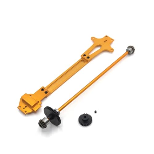 RC�C�����f�����i Compatible With WLtoys 124016 124017 124018 124019 �����[�g�R���g���[���J�[�A�b�v�O���[�h�p�[�c���^��2�K�h���C�u�A�Z���u��(Yellow)