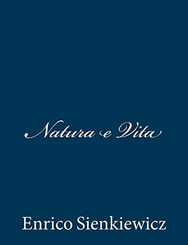 Natura e Vita (Italian Edition)