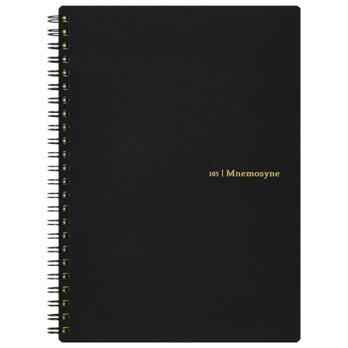 Maruman Nemosine 20th Anniversary Ring Notebook, Dot Ruled Ruled, A5, Black N105JP