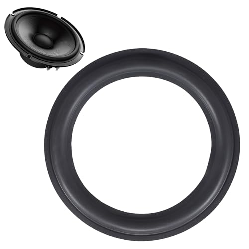 スピーカーエッジサラウンドリング、ラバースピーカーエッジ - スピー カーサラウンド エッジ修理リ ン グ折 りたたみ部分 | スピーカーの音質とパフォーマンスを向上させるためのサブウーファー修理部品