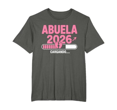 Abuela 2026 - Cargando Regalo para futura Abuela Camiseta