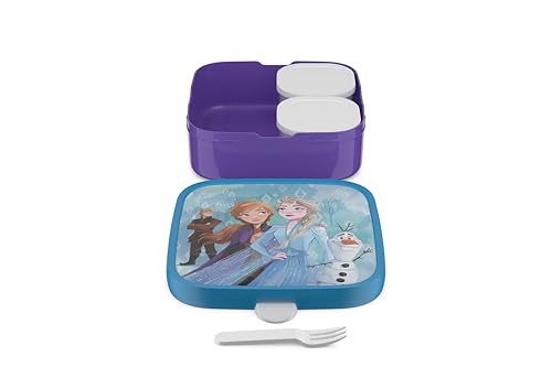 Mepal, Bento Lunch Box Large Campus, Bento Lunch Box for Children, Includes 2 removable Leakproof Bento Boxes and Fork - Image 2