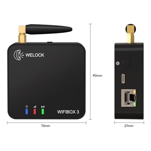 Miniatura 7 de Welock Smart Wifibox3, Desbloqueo Remoto, Conexión A Alexa, Cómodo E Inteligente, Adecuado Para Todas Las Cerraduras Electrónicas De Puerta Welock