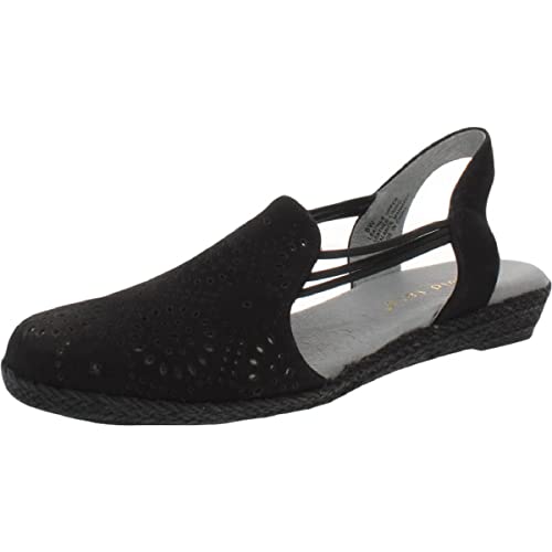 David Tate Zena Women's Slip On 5 B(M) US Black-Nubuck