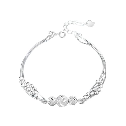 Bracelet de perles artisanal plaqué or et son jonc fermé élégant