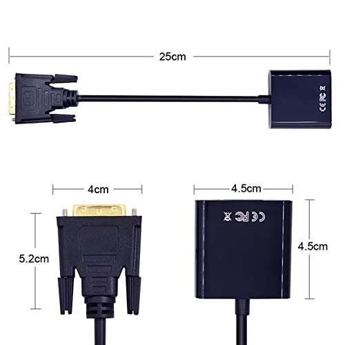 Convertisseur DVI-D à VGA Full HD KLVN pour le télétravail sur double écran - 6