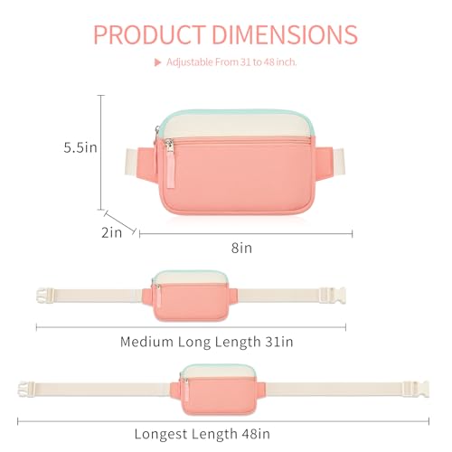 Image of Fanny Pack Birthday Gifts for Teen Girls 7-13, Kids Crossbody Belt Bag | Back to School Gifts, Cute Preppy Girl Fashion Accessories with Adjustable Strap, Trendy Stuff for Travel & Dorm Essentials